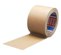 tesa 4713, paper tape, paper packing tape, packaging tape, 50 mm x 50 m (75 mm brown, 1 roll)
