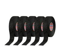 Tesa 51608, 15m X 19mm Adhesive Wiring Loom Cloth Tape Original Isoband 5 Pcs Pack by Tesa,Black
