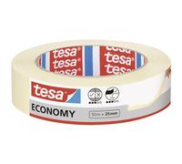 tesa Masking Tape Economy EcoLogo - Painters Tape, 4 Days Residue-Free Removal, Without Solvent - Narrow, 2X 50m x 30 mm Plus 1x 50m x 19mm