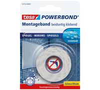 tesa 55732-00000 Adhesive Fixation Tape for Mirrors 1.5m x 19mm Single