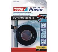 tesa 56064-00001-00 Self Fusing Repair Tape, Black, 2.5m x 19mm Black Single