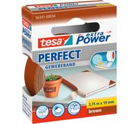 tesa® 56341 Extra Power Fabric Tape - Brown - 19mm x 2.75m