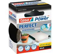 tesa® 56343 Extra Power Fabric Tape - Black - 38mm x 2.75m