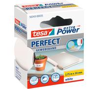 tesa® 56343 Extra Power Fabric Tape - White - 38mm x 2.75m