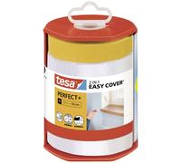 tesa Easy Cover Perfect+ Refill L - Washi Tape + Film - 33 m x 1.4 m | Integrated Washi strip, protective film and practical cutter - delivers clean, precise masking with a covered blade