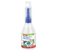 tesa 57020 Washable Multi-Purpose Clear Craft Glue for use on Paper, Card and Fabric, 100g Bottle