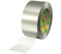 tesapack Eco and Ultra Strong Packing Tape - Made from Reprocessed Material - Securely Seals Parcels Weighing up to 30 kg - 1 Roll, 50m x 50mm