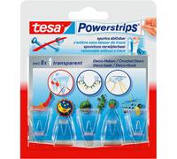 tesa® 58900 Powerstrips Deco Transparent Hooks