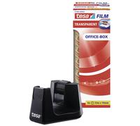 tesafilm Eco and Crystal - Adhesive Tape - Transparent, Strong Hold and Tear-Resistant - Made from Reprocessed PET Material - Comes with a Mini Tape Dispenser- 2 Refill Rolls, 10m x 19mm