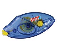 tesa 59190-00005-03 Roller Non-Permanent Gluing Eco Logo Disposable Repositionable, Blue/Yellow, 8.5 m x 8.4 mm
