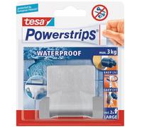 tesa® 59710 Stainless Steel Waterproof Self-Adhesive Removable Double Peg Hook