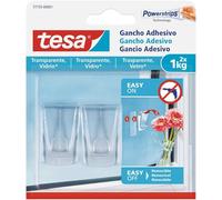 Tesa 77735 Adhesive Hooks For Mirrors Transparent Surfaces Max 1 kg