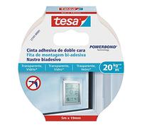 Tesa 77741-00001-00 Double-Sided Tape for Transparent Surfaces and Glass (20 kg/m)