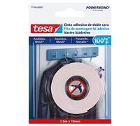 tesa 77746-00001-00 TE77746-00001-00 SMS Cinta adhesiva Doble Cara Powerbond 1,5:19mm para Azulejos, Standard