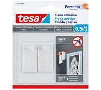tesa 77772-00001-00 TE77772-00001-00 SMS Clavo Adhesivo Hasta para Pared Pintada, Standard, 2X 0,5kg, Set of 2 Pieces