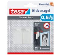 tesa 77772-00000-00 Self-adhesive Nail white pack of 2 no drilling...