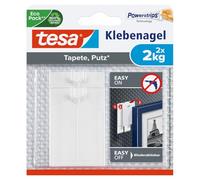 tesa Self-Adhesive Nail for Wallpaper & Plaster - White 2kg 2pcs
