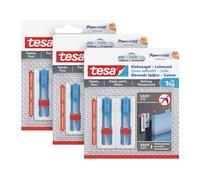 tesa Adhesive Nails for Wallpaper, Plaster, Adjustable, 1 kg - 3 x 2 Nails