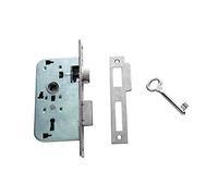 Tesa Assa Abloy 200250HN Series 2000 Mortice Lock for Wooden Doors, Grey (Nickel), Entrada 50mm