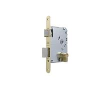 Tesa Assa Abloy 20105PRHL Embossing Locks for Brass Wood Doors Entry 50 mm/Round Front 2010-P