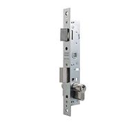 Tesa Assa Abloy 3010154 Serie 2200 Sliding Lever Single Point Lock for Metal Profiles, White (Zinc White), Entrada 13.5 mm