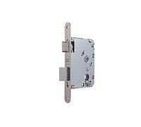 Tesa Assa Abloy 40105PRHN 2010P Wooden Door Lock Without Cylinder, 50mm Inlet, Rounded Front, Nickel Plated Iron Finish TESA 50 HN S/BOM.RED.1/2, Entrada 50 mm, Set of 4 Pieces