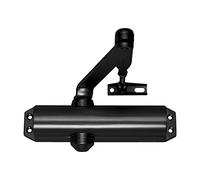 Tesa Assa Abloy DC120-1-D9005 Articulated Arm Door Closer for Doors Black DC120 with Retainer