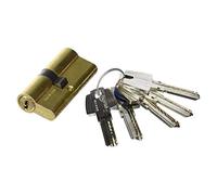 Tesa Assa Abloy T6554560L Standard Security Cylinder T60 Brass 45 x 60 mm Key - Long Cam Wrench