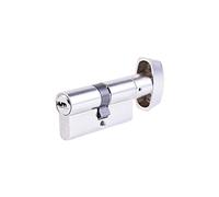 Tesa Assa Abloy T65B3035N, Security Cylinder, T60, Long Level, Key-Button, Nickel, 30 x 35 mm