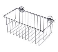 tesa Baath chromed shower caddy, steel, self-adhesive, adhesive mounting technology, 117mm x 250mm x 125mm