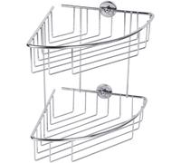 tesa BAATH Plus shower caddy Adhesive chrome corner shelf 40215-00000-00