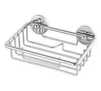 tesa Baath soap basket, chromed steel, self-adhesive, adhesive mounting technology, 50mm x 135mm x 95mm