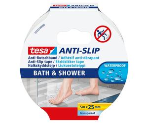 tesa Bad & Dusche Anti-Rutschband transparent 2,5 NEW