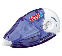 tesa Correction Roller Refillable - 2 Pack - 14 m x 4.2 mm | Precision tape for neat corrections - writable immediately and solvent-free - for office and home use