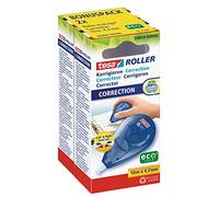 tesa CORRECTION ROLLER Single-Use - Correction Tape - 2 x 10 m x 4.2 mm