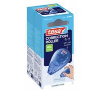 tesa CORRECTION ROLLER Single-Use - Correction Tape - 2 x 10 m x 4.2 mm | Precision tape - writable immediately - ergonomic with automatic tensioning - for right- and left-handers