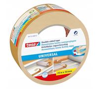 Tesa® Double-Sided Universal Adhesive Tape, 25 m Long, 50 mm Wide