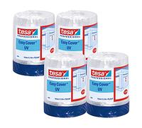tesa Easy Cover 4369 UV Outdor Masking Tape&Film- 8 Rolls - 14 m x 1.1 m