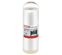 tesa Easy Cover ECONOMY 2-in-1 Masking Tape and Film - Beige - 17 m x 2.6 m