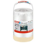 tesa Easy Cover ECONOMY 2-in-1 Tape and Film - Beige - 33 m x 0.55 m