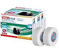 Tesa Easy Cut Compact Promo Value Pack Tesafilm Eco & Clear 2 X 33 M: 19 mm + Dispenser