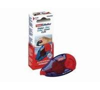 tesa Roller Permanent Gluing ecoLogo - Refillable Permanent Tape Dispenser Glue Roller, Tape Size 14 m x 8.4 mm