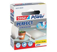 tesa® 56341 Extra Power Fabric Tape - White - 19mm x 2.75m
