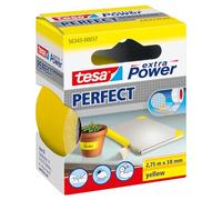 tesa extra Power Perfect Cloth Repair Tape - Yellow - 2.75 m x 38 mm