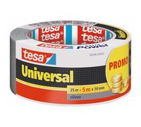 tesa extra Power Universal Duct Tape - Adhesive Tape with Extra Strong Hold and Versatile Use - For Repairs, Fastening, Sealing and More - Grey - 1 roll - 30 m x 50 mm