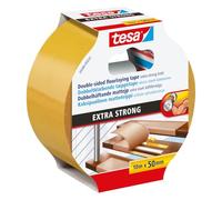 tesa 05686-00018-11 05686-18 Installation Tape Orange (L x W) 10 m x 50 mm Pack of 1, White/Brown, 10m x 50mm