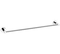 tesa EXXCELLENT Single Towel Rail - Self-Adhesive Towel Bar in Stainless-Steel Design - Wall-Mounted Towel Holder - Waterproof, incl. Power.Kit Adhesive Solution - 50mm x 630mm x 85mm