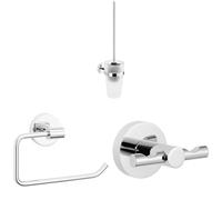 tesa EXXCELLENT toilet brush set & toilet paper holder & double towel hook
