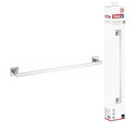 tesa EXXCLUSIV Towel Rail - Bath Towel Holder - Steel Look - 630x50x73 mm