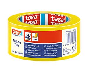 tesa Floor Marking Tape tesa Professional Yellow 50 mm (W) x 33 m (L) PVC (Polyvinyl Chloride) 60760